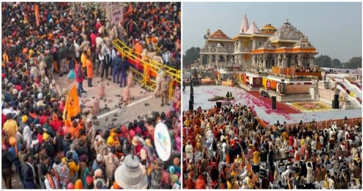 Ayodhya's Ram Mandir (Right)