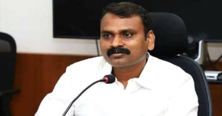 Union Minister of State for Fisheries, Animal Husbandry and Dairying, L Murugan