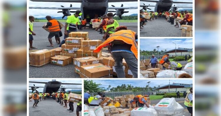 India sends relief assistance to Papua New Guinea
