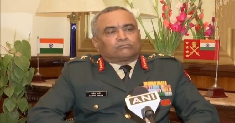 Chief of Army Staff General Manoj Pande