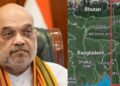 Amit Shah Announces fencing of enterire 1643 kilometres of Ind-Myanmar Border (Image Credit: Ukhrul Times)