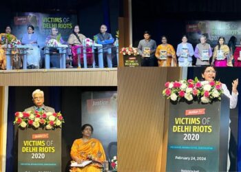 Group of Intellectual and Academicians (GIA) organised a conference on Justice for Delhi Riots 2020: Prevention, Rehabilitation & Compensation