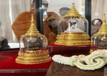 Sacred relics of Buddha (Pic credit: ANI)