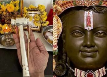 Chisel used by arun Yogiraj to make the murti of Ram Lalla