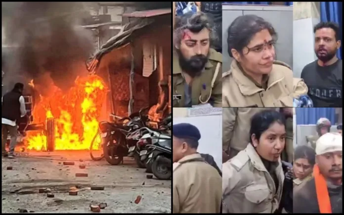 Taking to the streets, Islamist mob launched attack on police officials when they were in a Muslim-dominated area to demolish an illegal Madrasa (Image Source: X)