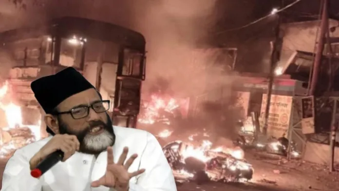 Maulana Tauqeer Raza Khan issues violent threat to Uttarakhand CM following demolition of alleged Madrasa in Haldwani (Image: OpIndia)