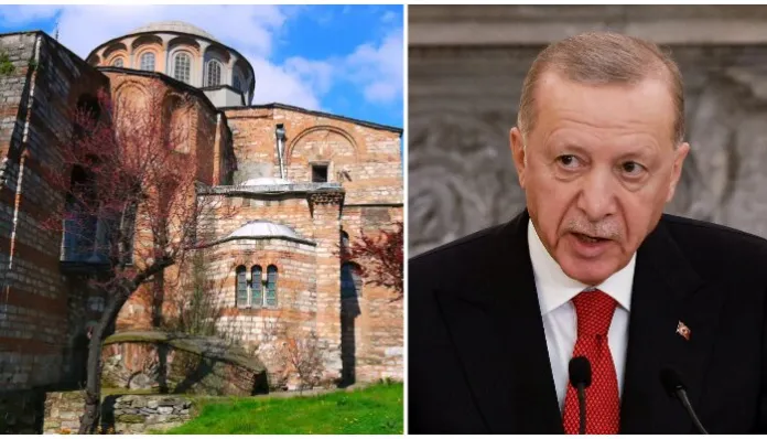 The 4th-century AD Byzantine Chora Church, located in Istanbul, Turkey, is set to undergo conversion into a mosque by the administration of President Recep Tayyip Erdogan (Image: TOI and Reuters)