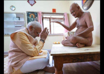 PM Modi expresses heartfelt condoloences on demise of Jain Muni Acharya Visyasagar Ji Maharaj (Image: X)