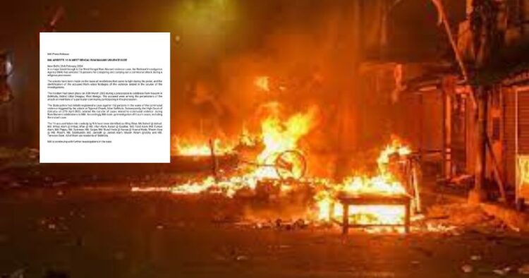 NIA apprehends 16 Islamists in West Bengal Ram Navami violence