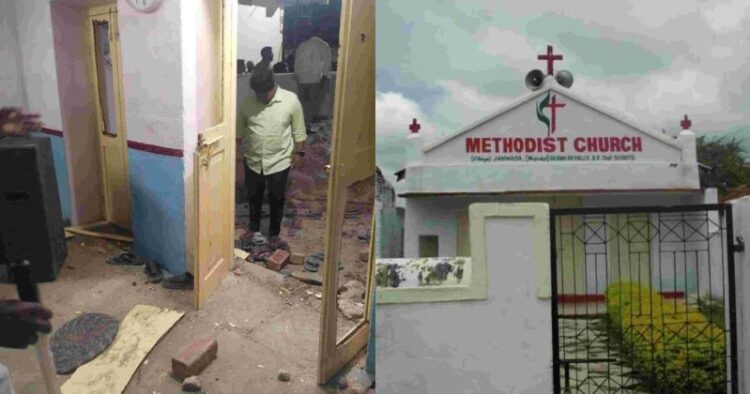 Widening of church leads to clashes