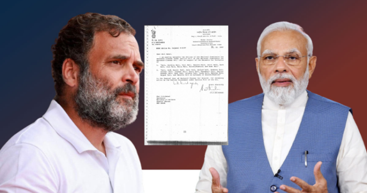(Left) Rahul Gandhi in dock over false claim of (Right) PM Modi not being an OBC
