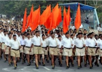 Karyakartas of Rashtiya swayamsevak Sangh