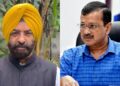 Manjinder Singh Sirsa and Arvind Kejriwal (Image: Jagran English)