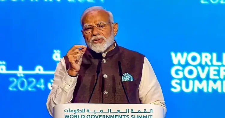 Prime Minister Narendra Modi addressing World Governments Summit 2024 in Dubai