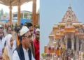 350 Muslim devotees completed a six-day foot march from Lucknow to Ayodhya's Ram Mandir