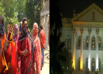 A section of Raj Bhavan (Governors House) in Kolkata has been made into a temporary shelter/peace homes to shelter the local woman of Sandeshkhali