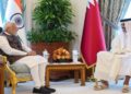 Prime Minister Narendra Modi meets Amir of Qatar, Sheikh Tamim bin Hamad Al Thani