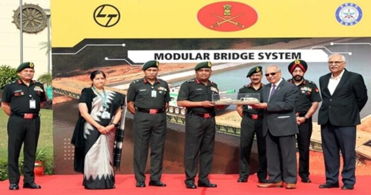 Indian Army strengthens bridging capability with 48-meter modular bridge