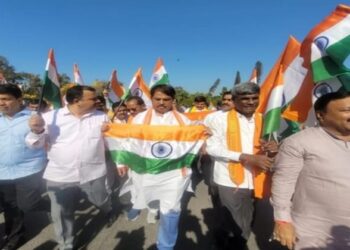 BJP stages protest against alleged Pro-Pakistan slogans