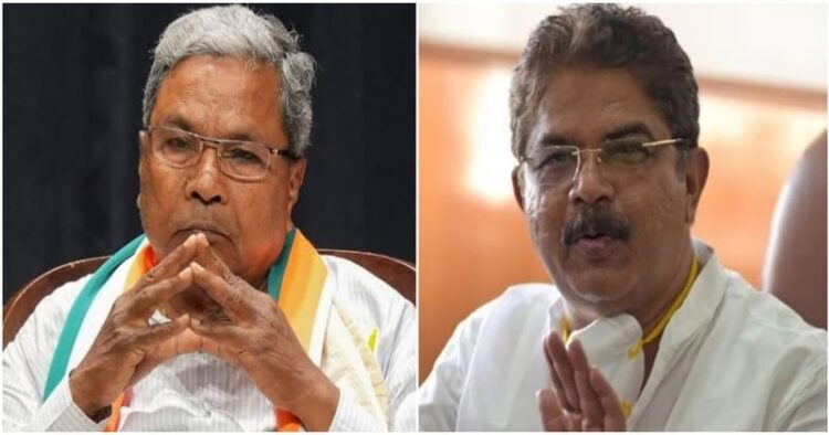 Karnataka Chief Minister Siddaramaiah and Leader of Opposition in Karnataka Assembly R Ashoka