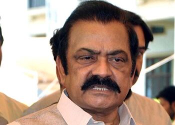 PML-N leader Rana Sanaullah Khan