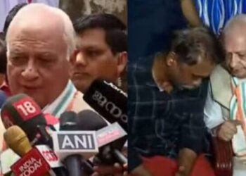 Governor Arif Mohammad Khan visits Siddharth’s parents