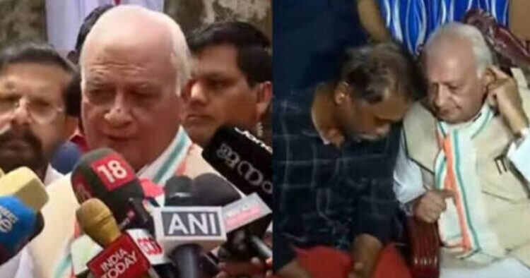 Governor Arif Mohammad Khan visits Siddharth’s parents
