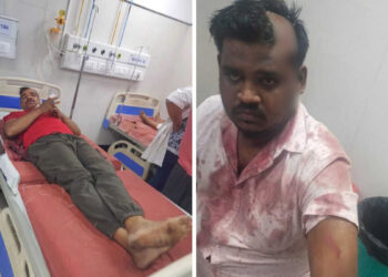 After attacking five Hindus Inquilab attacks himself with the same knife to avoid arrest (Image Source: FPJ)