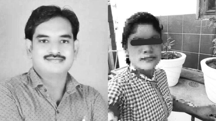 Deceased BJP leader Shailendra Jaiswal - left, accused woman arrested in the case - right