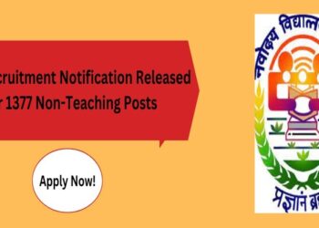 NVS Recruitment Notification