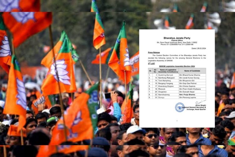 BJP releases 9th list of candidates for the Sikkim Assembly elections (Image Source: India TV and X)