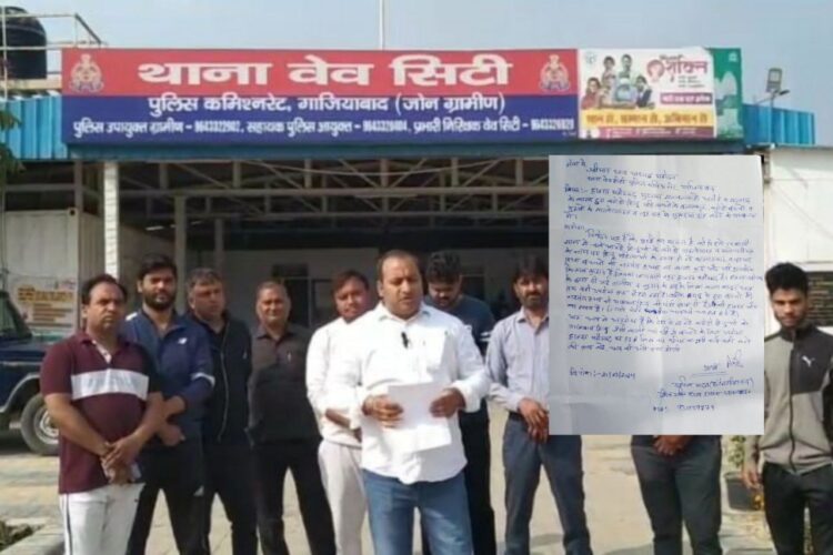 Anil Yadav, who is associated with Shiv Shakti Dham of Dasna demands action against Prophet Muhammad  following the Badaun killings (Image: Organiser)