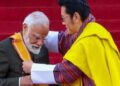 Prime Minister Narendra Modi became the first foreign head of government to receive Bhutan's highest civilian award, the 'Order of Druk Gyalpo'