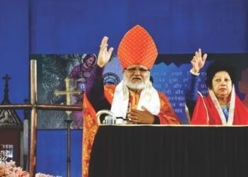 Vice-Chancellor Bishop Rajendra B Lal who has been granted bail by the Supreme Court (Image Source: Hindustan Times)