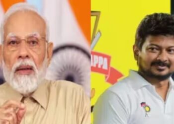 (Left) PM Narendra Modi (Right) Udhayanidhi Stalin