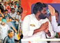 Prime Minister Narendra Modi with Tamil Nadu Bharatiya Janata Party (BJP) President K. Annamalai during the public meeting, in Tirunelveli