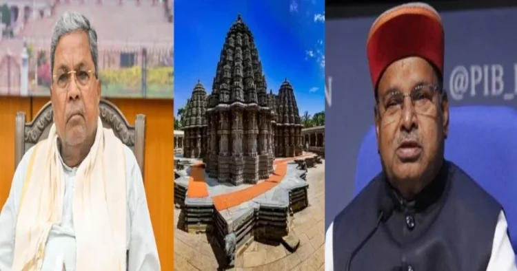 Karnataka CM Siddaramaiah (Left), Karnataka Governor Thawar Chand Gehlot (Right)