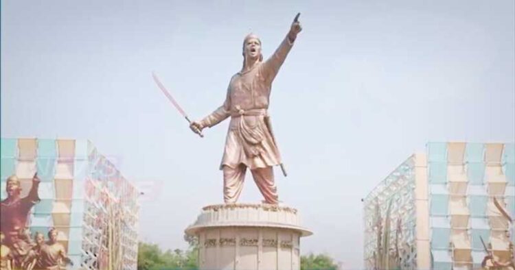 125-foot bronze statue of the legendary 'Ahom general' Lachit Borphukan