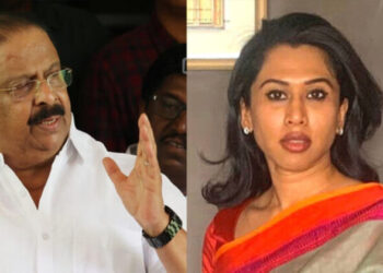 Congress President K Sudhakaran and Shama Muhammed