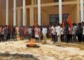 Akhil Bharatiya Vidyarthi Parishad staged protest across University campuses nationwide