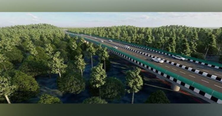 Visual representation of proposed Kaziranga elevated corridor