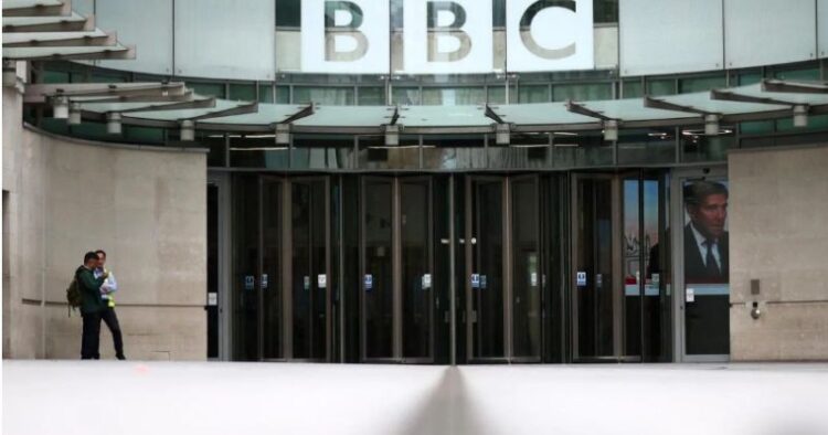 Exterior of the BBC Office (Image Source NDTV)