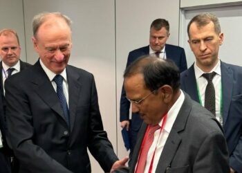 NSA Ajit Doval at Security Meet in St. Petersburg, Russia