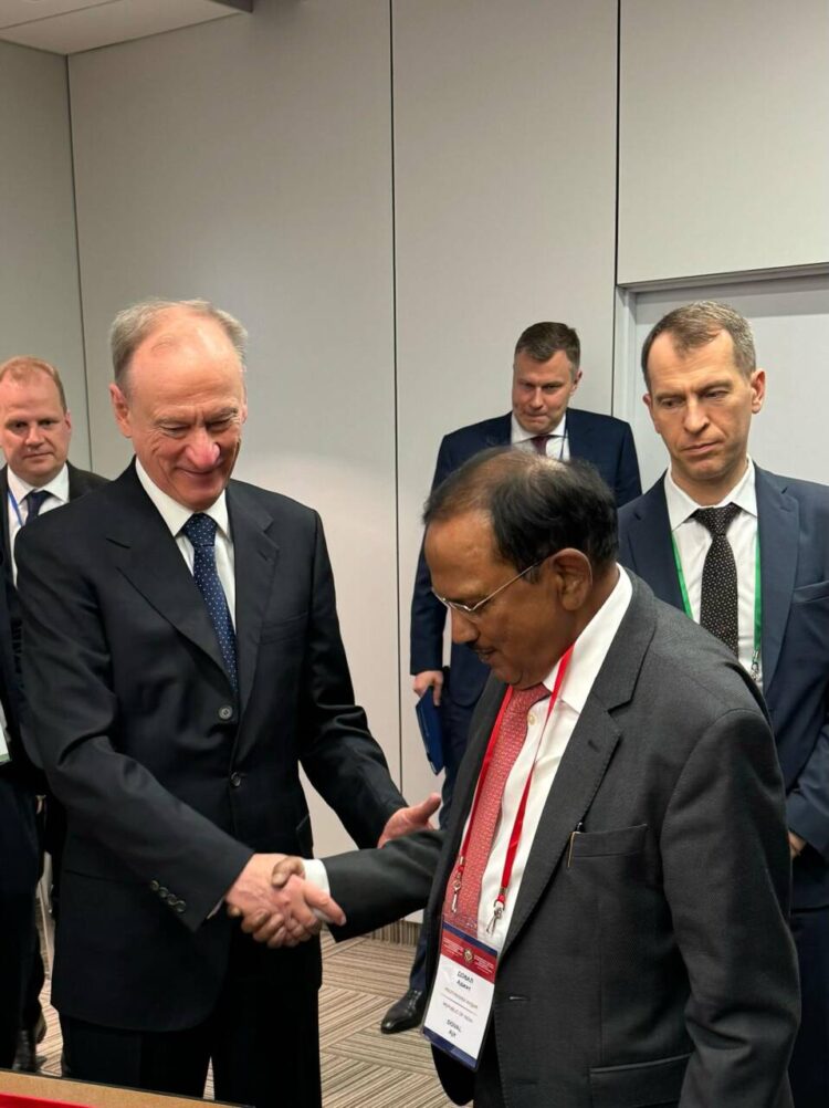NSA Ajit Doval at Security Meet in St. Petersburg, Russia