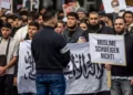 Islamic Fundamentalist Organisation Muslim Interaktiv protest in Hamburg