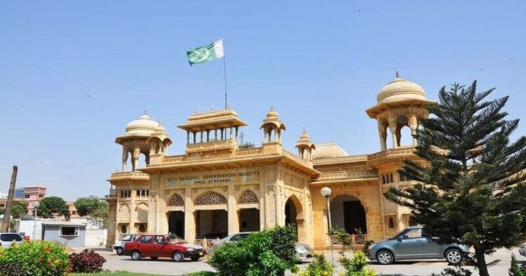 A file view of the Hindu Gymkhana in Karachi. (Image Credite: AFP)