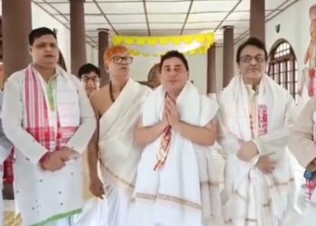 Israeli Citizen Embraces Sanatan Dharma in Majuli Island