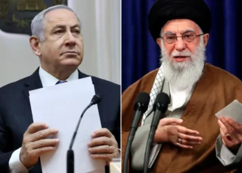 Left: Israel PM Benjamin Netanyahu,
Right: Ayatollah Ali Khamenei (Iran)