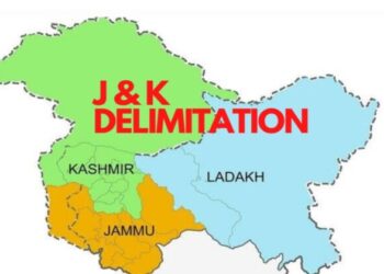 Map of Jammu and Kashmir post delimitation