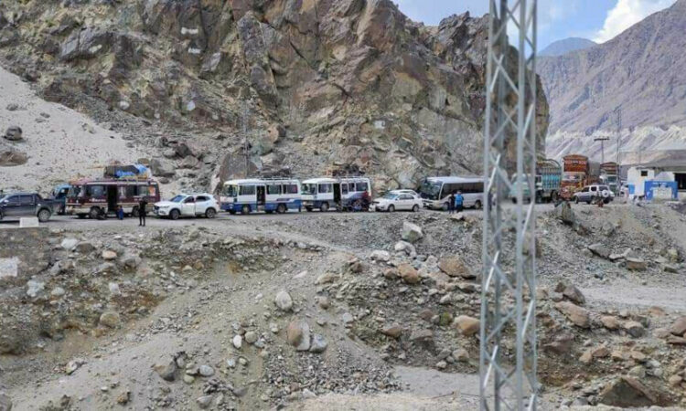 Traffic Disruptions on Karakorum Highway, POJK